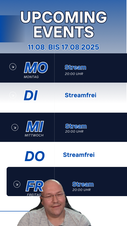 🌟 Der neue Streamplan steht! 🌟